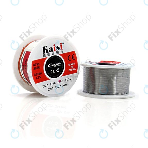 Kaisi - Forrasztóhuzal Sn/Pb - 0.3mm (50g)