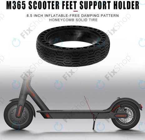 Xiaomi Mi Electric Scooter 1S, 2 M365, Essential, Pro, Pro 2 - Tartós, Teljes Tubeless Gumiabroncs (2. Típus) (Black)