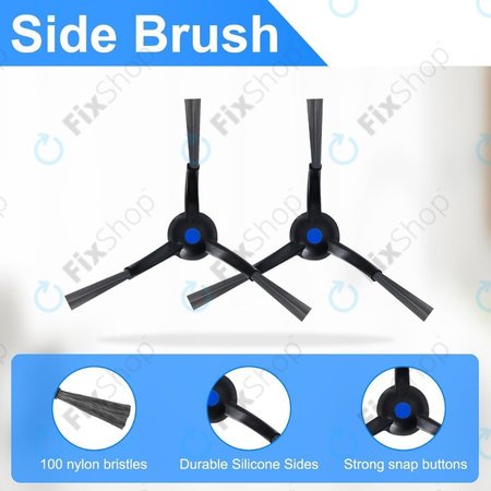 Ecovacs X8 Pro Omni, X8 Omni, T80 Omni - Oldalkefe