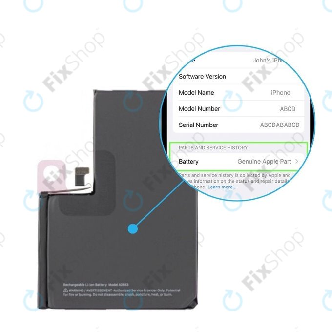 Akkumulátor | iPhone 13 Pro Max | 661-22294 | 4352mAh | Genuine Apple