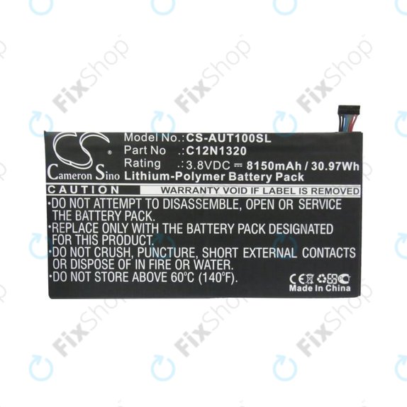 Akkumulátor Asus Transformer Book T100, 8150mAh, Li-Pol, 3.8V, C12N1320, HQ