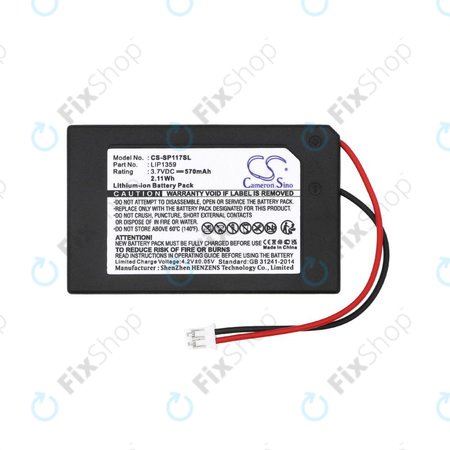 Akkumulátor Sony Dualshock 3, 570mAh, Li-Ion, 3.7V, LIP1359, HQ