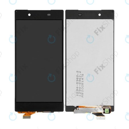 Sony Xperia Z5 E6653, Z5 Dual E6683 - LCD Kijelző + Érintőüveg (Black) TFT