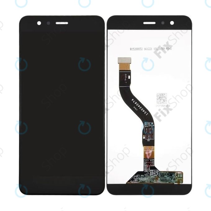 Huawei P10 lite - LCD Kijelző + Érintőüveg (Graphite Black) TFT