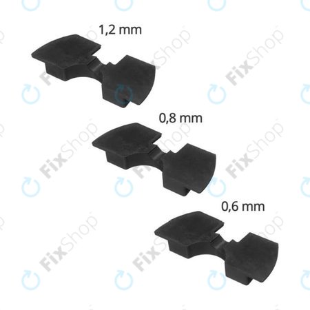 Xiaomi Mi Electric Scooter 1S, 2 M365, Essential, Pro, Pro 2 - Rezgéscsillapítók (Black) - 3db