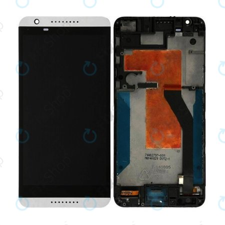 HTC Desire 820 - LCD Kijelző + Érintőüveg + Keret (White) TFT