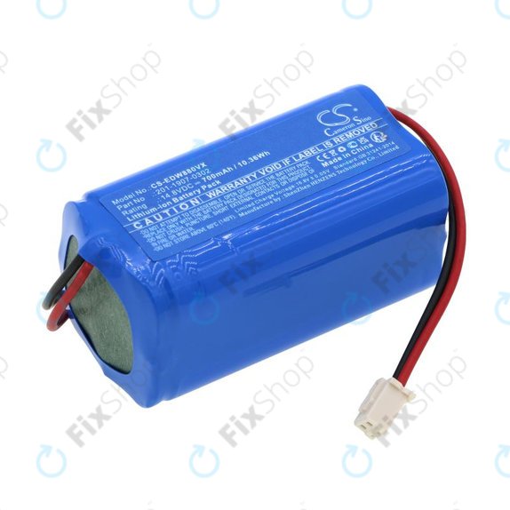 Akkumulátor Ecovacs Winbot 880, 700, 700mAh, Li-Ion, 14.8V, 201-1907-0302, HQ
