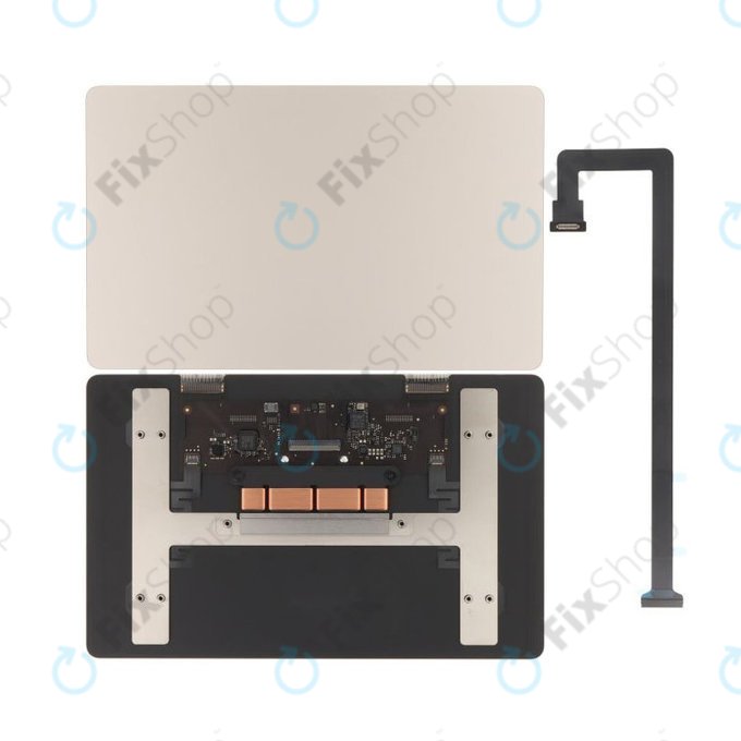 Trackpad komplett MacBook Air 15", A3241 (2025), Starlight, 661-50139, Genuine Apple