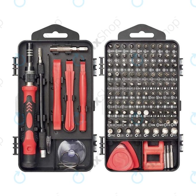 Kingsdun - Professzionális Csavarhúzó Készlet 117in1 (Piros Kiadás)