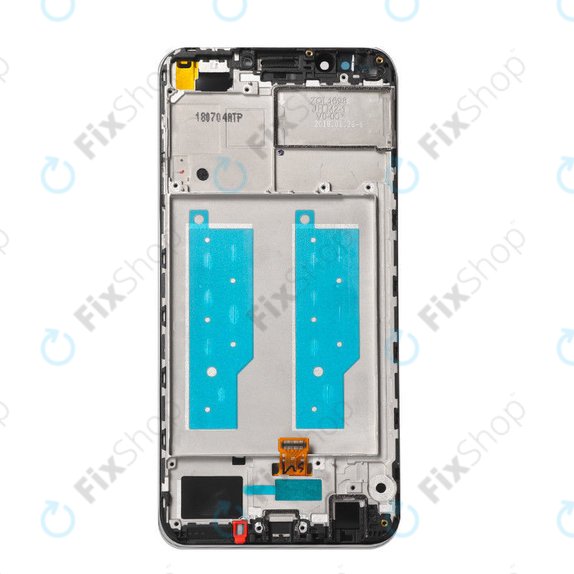 Huawei Y7 Prime (2018) - LCD Kijelző + Érintőüveg + Keret (Black) TFT