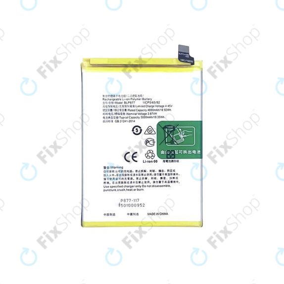 Realme 8i, C31, C35 - Akkumulátor BLP877 5000mAh