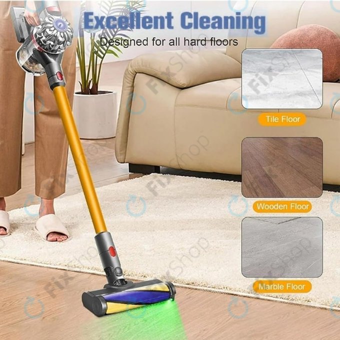 Dyson V12 - Padlófúvóka LED zöld Fénnyel