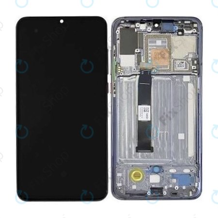 Xiaomi Mi 9 Pro 5G - LCD Kijelző + Érintőüveg + Keret (Titanium Black) - 5600030F1X00 Genuine Service Pack