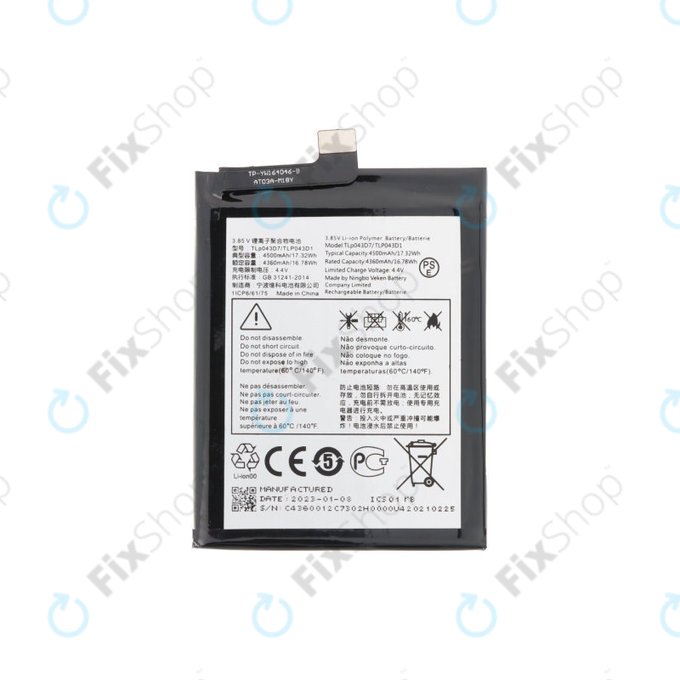 TCL 10 Pro, 10+, 20 Pro 5G - Akkumulátor TLP043D1 4500mAh