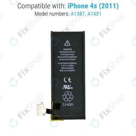 Apple iPhone 4S - Akkumulátor 1430mAh