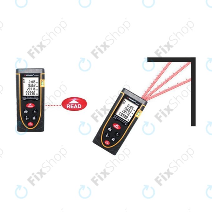SNDWay SW-M60 - Nagy Pontosságú Lézeres Elektronikus Vonalzó (60m)