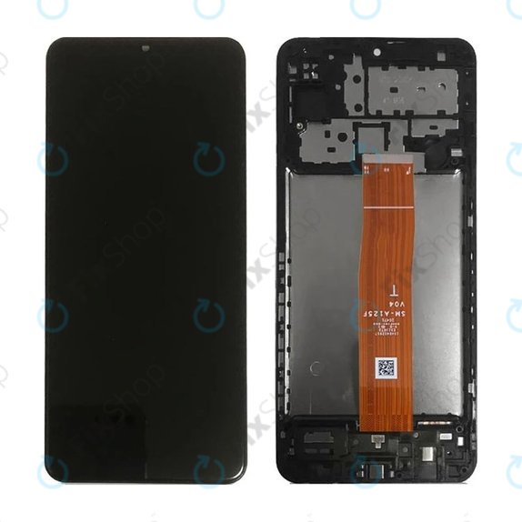 Samsung Galaxy M12 M127F - LCD Kijelző + Érintőüveg + Keret TFT
