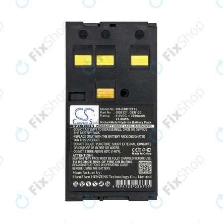 Akkumulátor Leica 400, 3600mAh, Ni-MH, 6V, GEB121, HQ