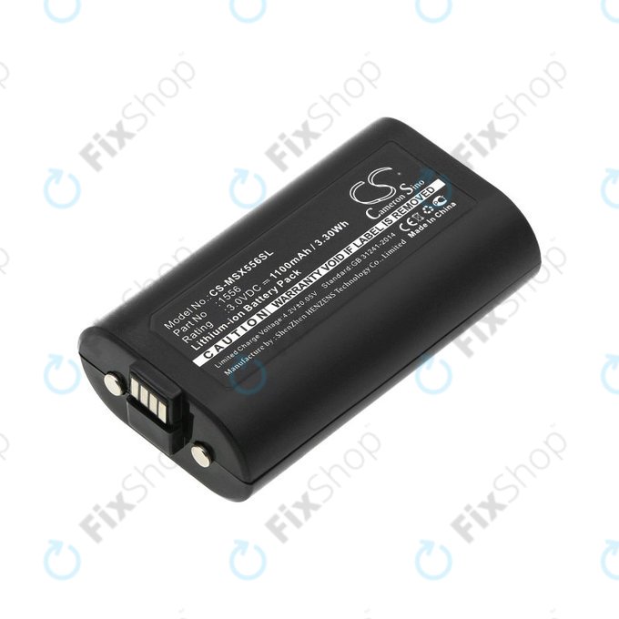 Akkumulátor Microsoft Xbox One Wireless Controller, Xbox One S, X, Elite Controller, 1556, 1100mAh, Li-Ion, 3V, 1556, HQ