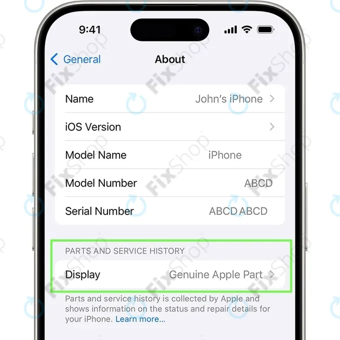OLED - teljes egység | iPhone 16 Pro Max | 661-44955 | Genuine Apple
