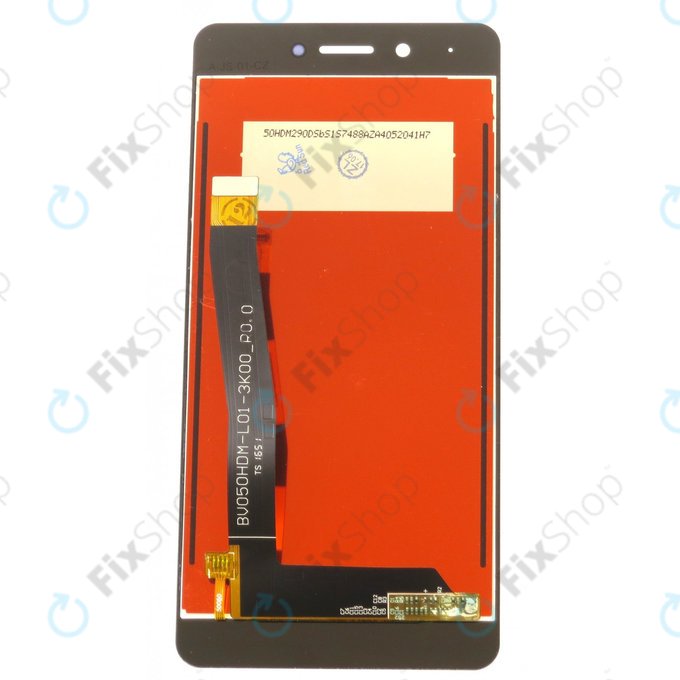 Huawei Nova Smart, Enjoy 6s, Honor 6c - LCD Kijelző + Érintőüveg + Keret + Akkumulátor (White) - 02351FUU Genuine Service Pack