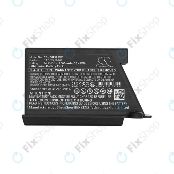 Akkumulátor LG Hombot, LG VR, EAC62218202, Li-ion, 14.4V, 2600mAh, HQ