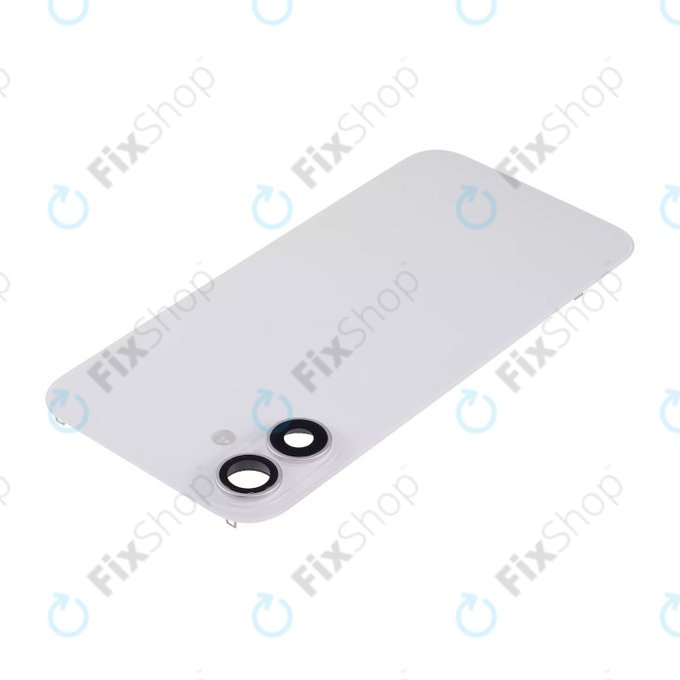 Apple iPhone 16 Plus - Hátsó üveg + Kamera lencse + Fémlemez + Magsafe mágnes (White)