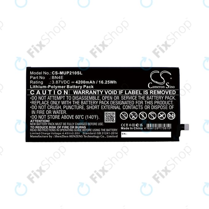 Xiaomi Mi Pad 5 - Akkumulátor BN4E 4200mAh HQ