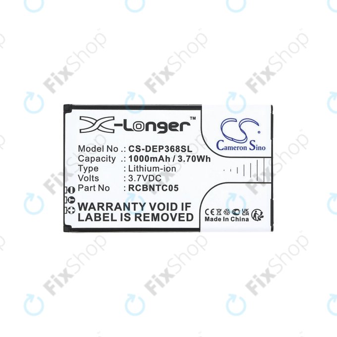 Akkumulátor Doro Primo 368, 1000mAh, Li-Ion, 3.7V, RCBNTC05, HQ