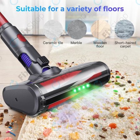 Dyson V-series, Outsize - Padlófúvóka LED Világitással