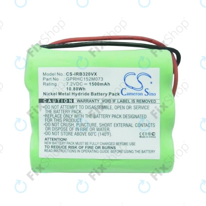 iRobot Braava 320, 321 - Akkumulátor GPRHC152M073, 4408927 Ni-MH 7.2V 1500mAh HQ