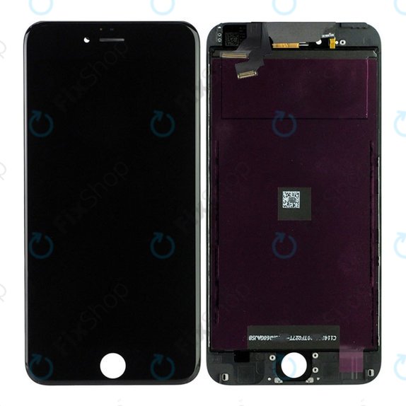 Apple iPhone 6 Plus - LCD Kijelző + Érintőüveg + Keret (Black) TFT
