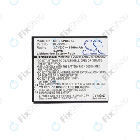 LG Optimus L9 P760 - Akkumulátor BL-53QH 1400mAh HQ