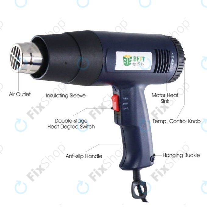 Best BST-8016 - Hőlégfúvó (3A)