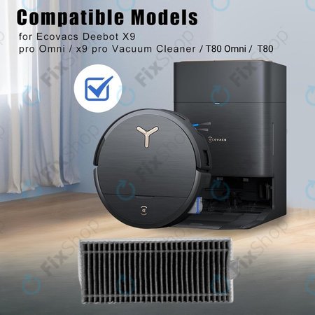 Ecovacs Deebot X9 Pro Omni, X9 Pro, T80 Omni, T80 - HEPA porszűrő