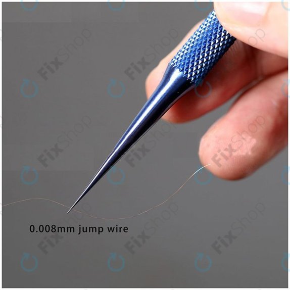 2UUL BlueT Straight Head - Titán Csipesz - Egyenes Hegyű (0.1mm)