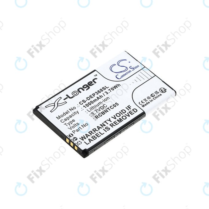 Akkumulátor Doro Primo 368, 1000mAh, Li-Ion, 3.7V, RCBNTC05, HQ