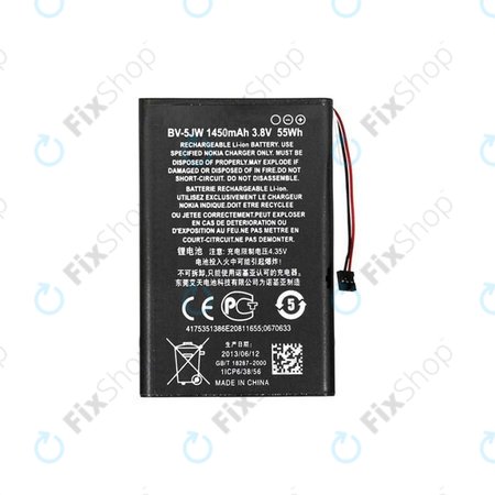 Nokia Lumia 800, N9 - Akkumulátor BV-5JW 1450mAh