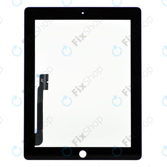 Érintőüveg iPad 3, iPad 4, Black