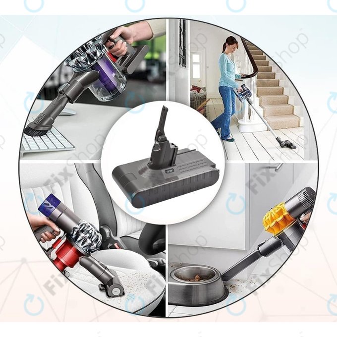 Dyson V8 - Akkumulátor 215681, PM8-US-HFB1497A Li-Ion 21.6V 4000mAh