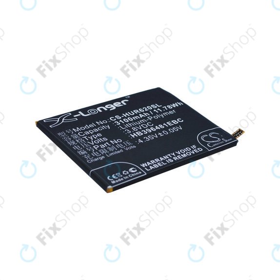 Akkumulátor Huawei Ascend Y6 2, Honor 5a, Huawei G7 Plus, 3100mAh, Li-Pol, 3.8V, HB396481EBC, HQ