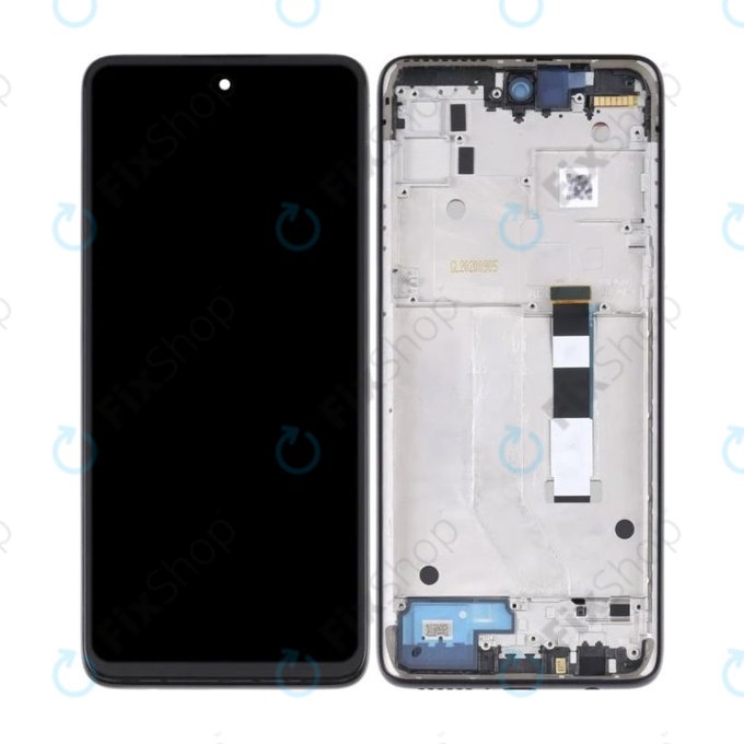 Motorola Moto G 5G XT2113 - LCD Kijelző + Érintőüveg + Keret (Volcanic Gray) TFT