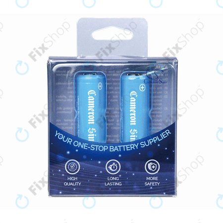 Akkumulátor 14430 szerelőlemezekkel, 650mAh, Li-Ion, 3.7V, HQ