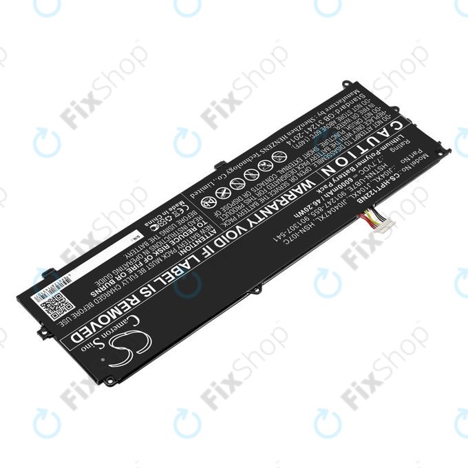 Akkumulátor HP Elite X2 1012 G2, 6000mAh, Li-Pol, 7.7V, JI04XL, HQ