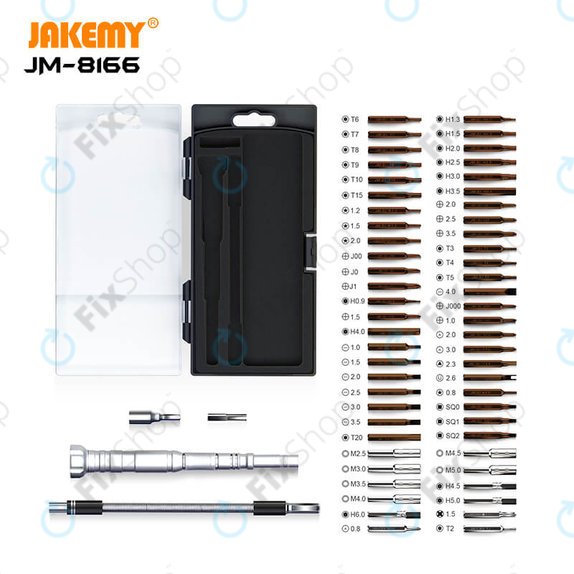 Jakemy JM-8166 - Szerviz Szerszám Készlet 61in1