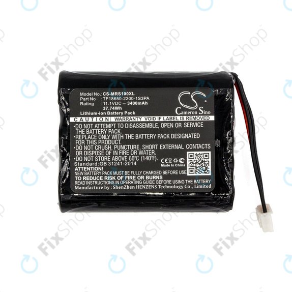 Akkumulátor Marshall Stockwell, 3400mAh, Li-Ion, 11.1V, TF18650-2200-1S3PA, HQ