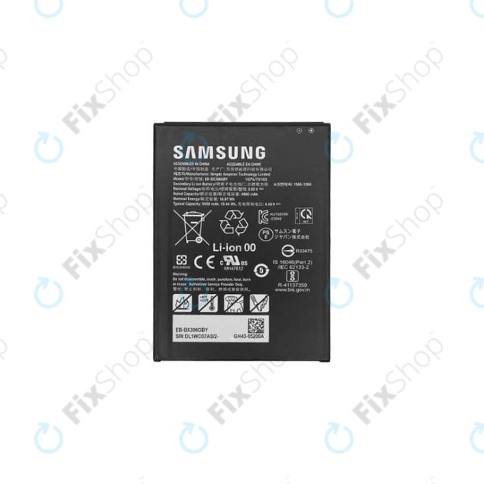 Samsung Galaxy Tab Active5 X306B - Akkumulátor EB-BX306GBY 5050mAh - GH43-05200A Genuine Service Pack