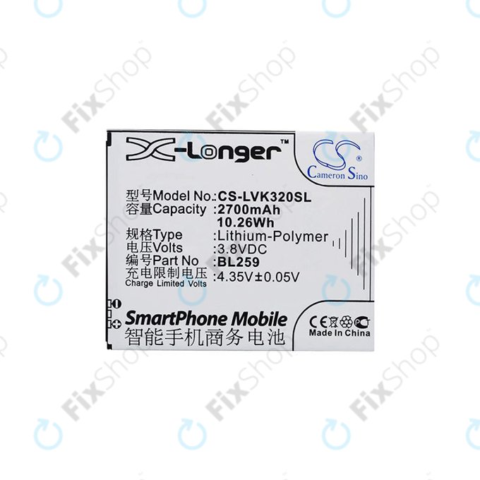 Lenovo Lemon 3 - Akkumulátor BL259 2700mAh HQ