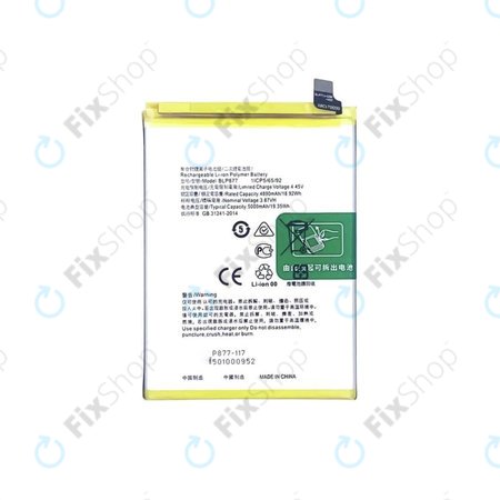 Realme 8i, C31, C35 - Akkumulátor BLP877 5000mAh