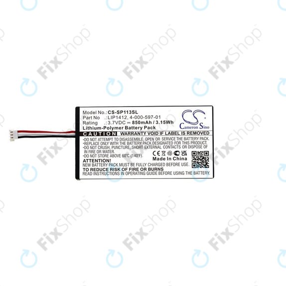 Akkumulátor PSP, 850mAh, Li-Pol, 3.7V, LIP1412, HQ